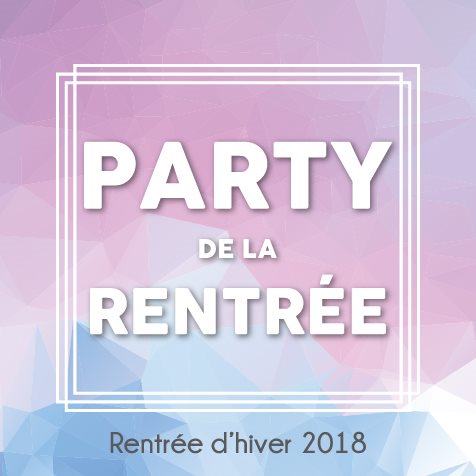 Visuel party de la rentrée