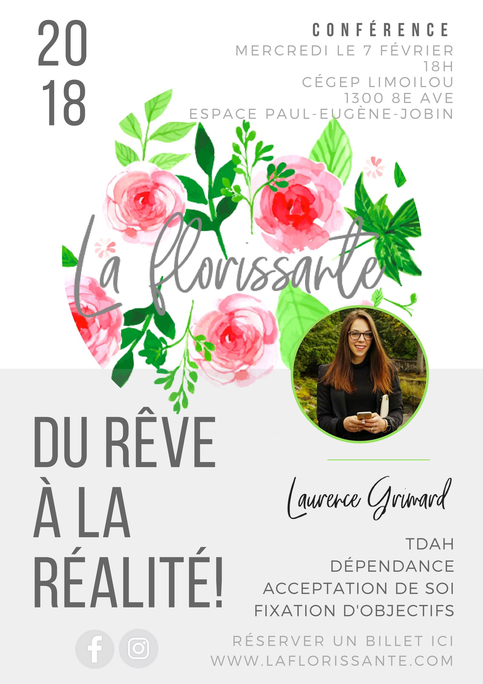 Affiche La Florissante Du rêve à la réalité 7 février 2018