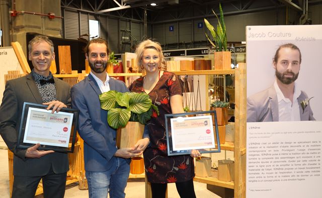 Hugo Laflamme, Jacob Couture et Mélanie Denis