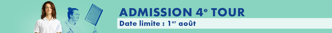 Admission 4e tour date limite 1er août