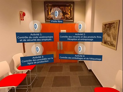 Visuel d'un masque de réalité virtuel