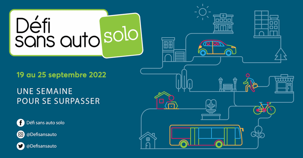 Défi sans auto solo du 19 au 25 septembre 2022