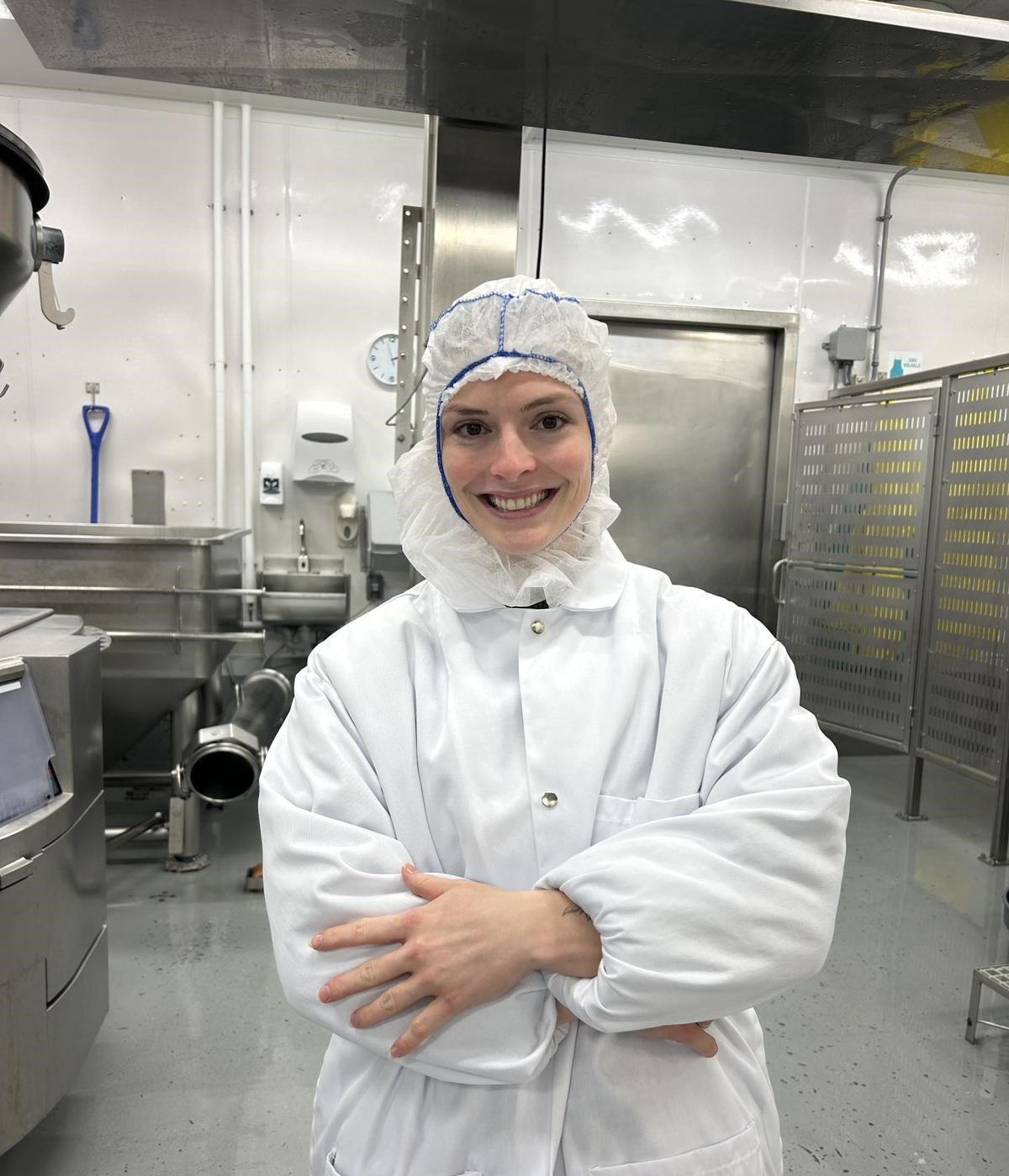 Mélodie Lévesque, technicienne en contrôle qualité à l'usine duBreton