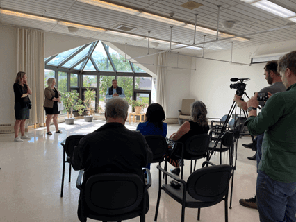 Point de presse pour souligner la diplômation de la cohorte Intégration à la profession infimière dans Portneuf