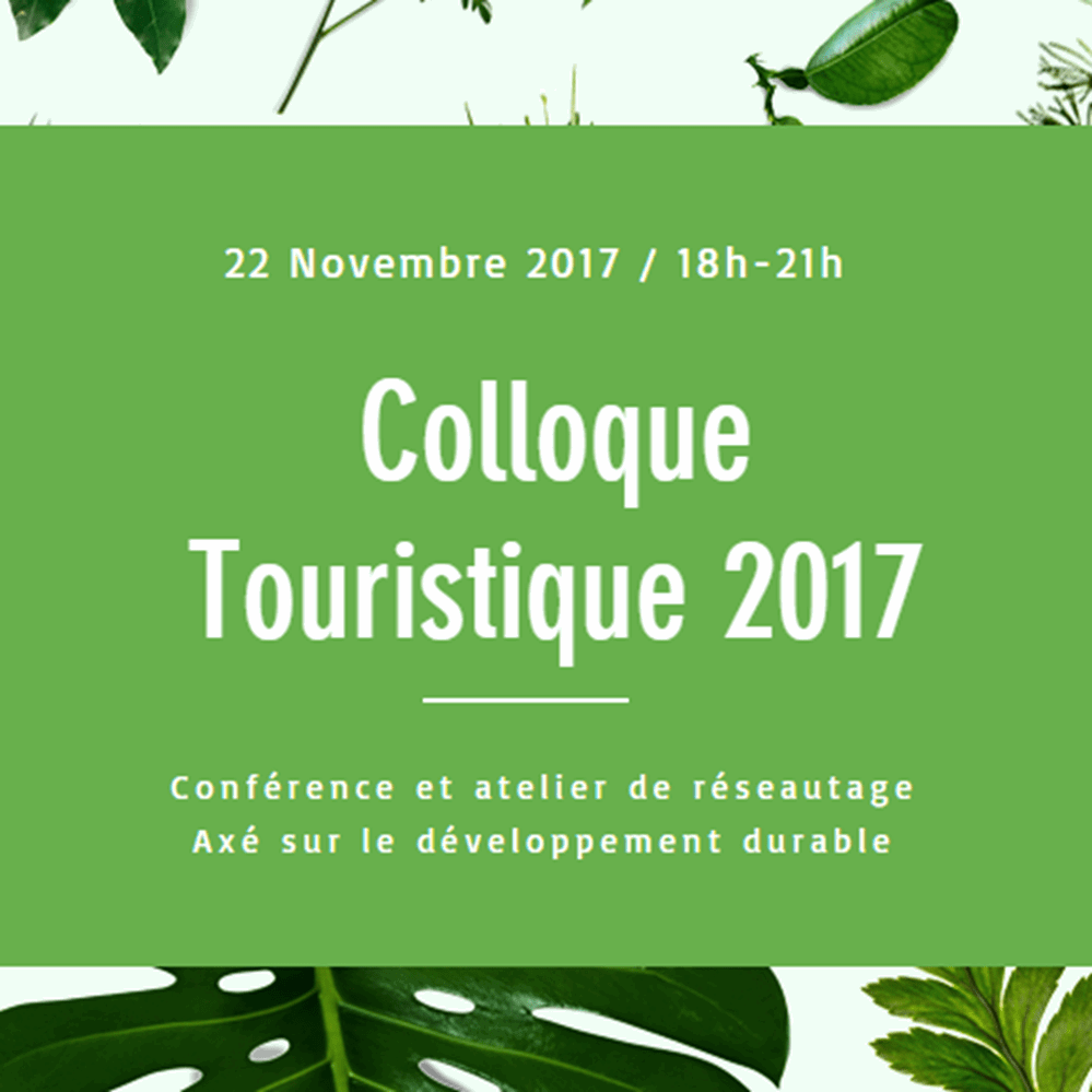 Colloque touristique 2017